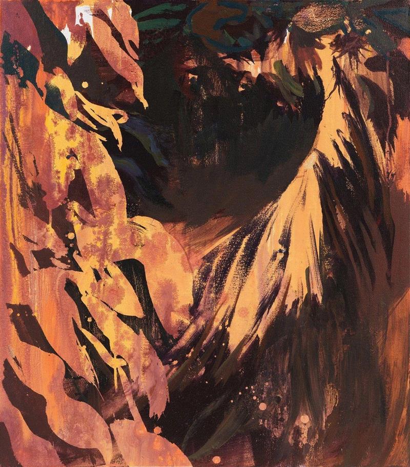 吕松，《霓虹花园4》，布面丙烯，80x70cm，2017,三遠当代艺术中心恭祝大家国庆节快乐 | 10.1-10.3期间闭馆,丙烯,现场图,李易纹,王茂,张慧,油画,陈晓云,刘聪,水彩,董大为