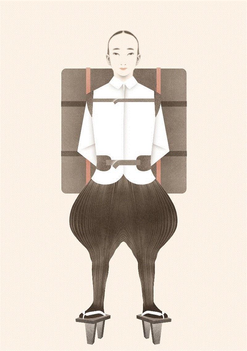 【IFA-插画艺术】幽  / 玄,IFA,能面,画像,日本,鬼神,矢野恵司,东京艺术大学,任天堂公司,插画师,佛像