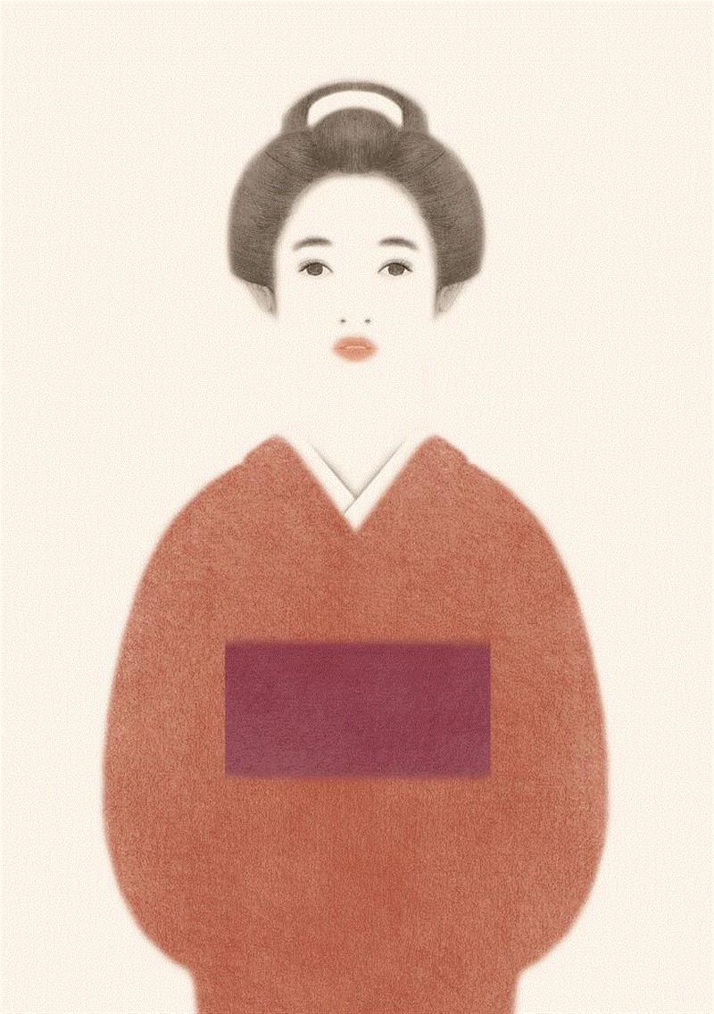 【IFA-插画艺术】幽  / 玄,IFA,能面,画像,日本,鬼神,矢野恵司,东京艺术大学,任天堂公司,插画师,佛像
