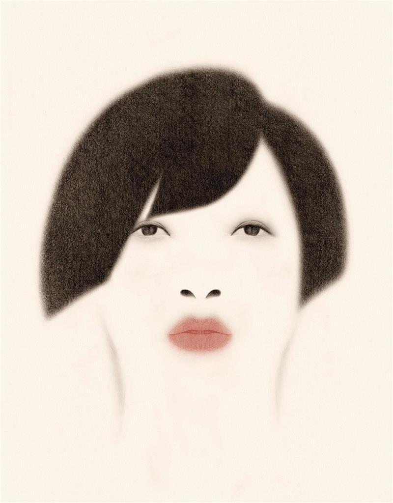 【IFA-插画艺术】幽  / 玄,IFA,能面,画像,日本,鬼神,矢野恵司,东京艺术大学,任天堂公司,插画师,佛像