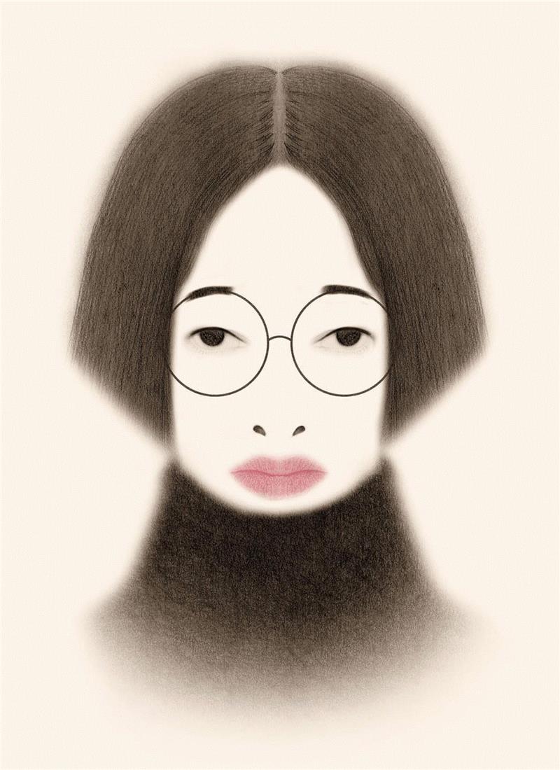 【IFA-插画艺术】幽  / 玄,IFA,能面,画像,日本,鬼神,矢野恵司,东京艺术大学,任天堂公司,插画师,佛像