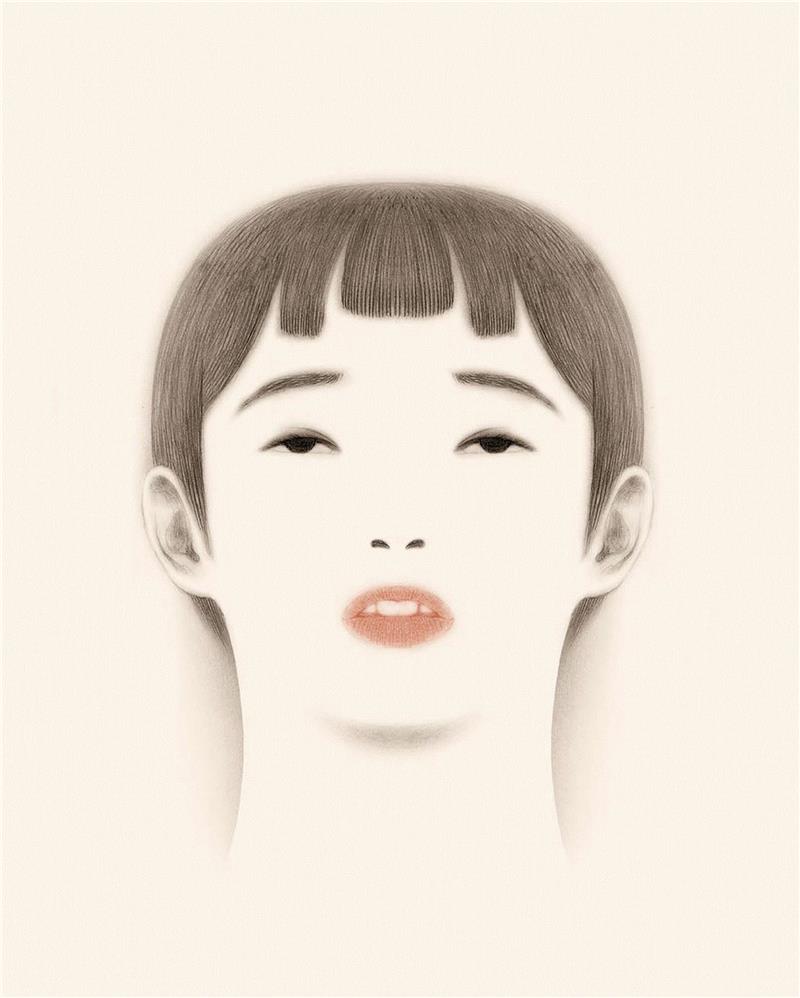 【IFA-插画艺术】幽  / 玄,IFA,能面,画像,日本,鬼神,矢野恵司,东京艺术大学,任天堂公司,插画师,佛像