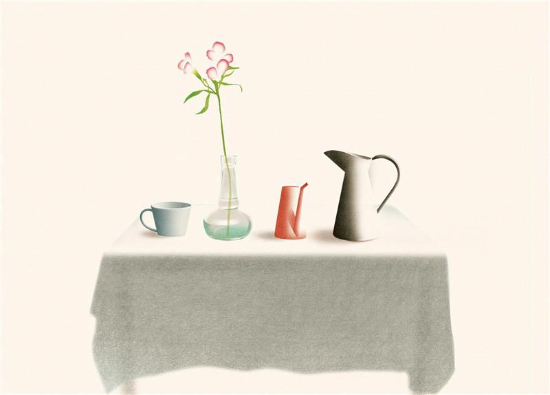 【IFA-插画艺术】幽  / 玄,IFA,能面,画像,日本,鬼神,矢野恵司,东京艺术大学,任天堂公司,插画师,佛像