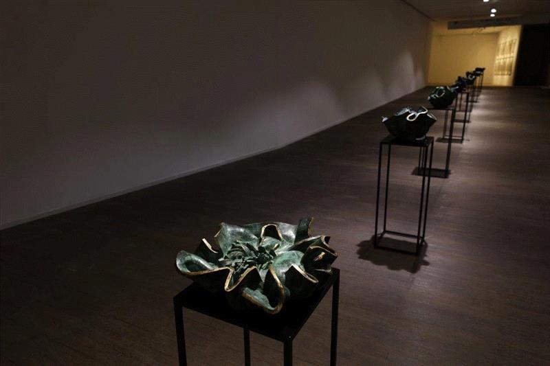 葵颂——许江近作展正式开幕！,许江,葵颂,近作展,上海民生现代美术馆,野火,雕塑,一代人,油画,装置,华葵