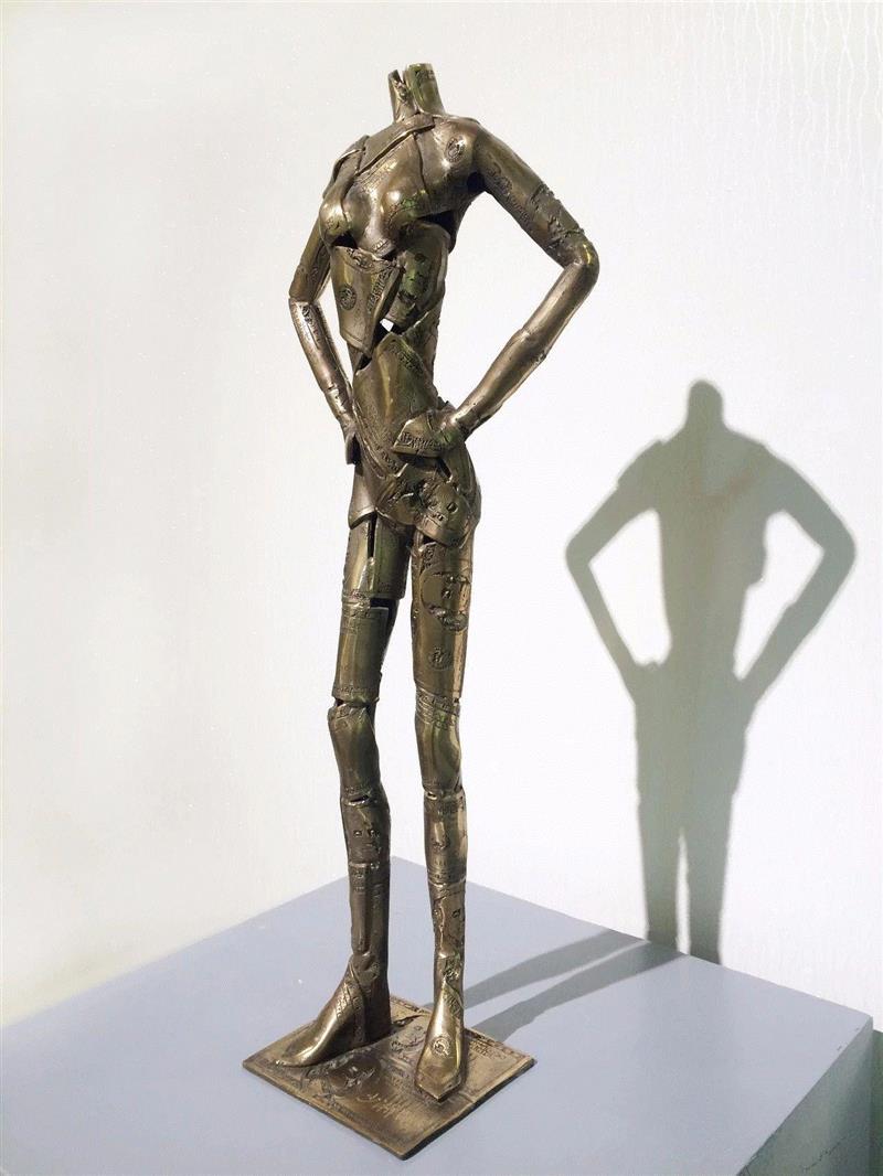 铜  Bronze,林大艺术家｜吴少湘参展“古城新脉－城墙之外2018西安当代艺术展”,吴少湘,西安,林大,古城,城墙,之外,艺术展,奥地利,蒋朔,雕塑