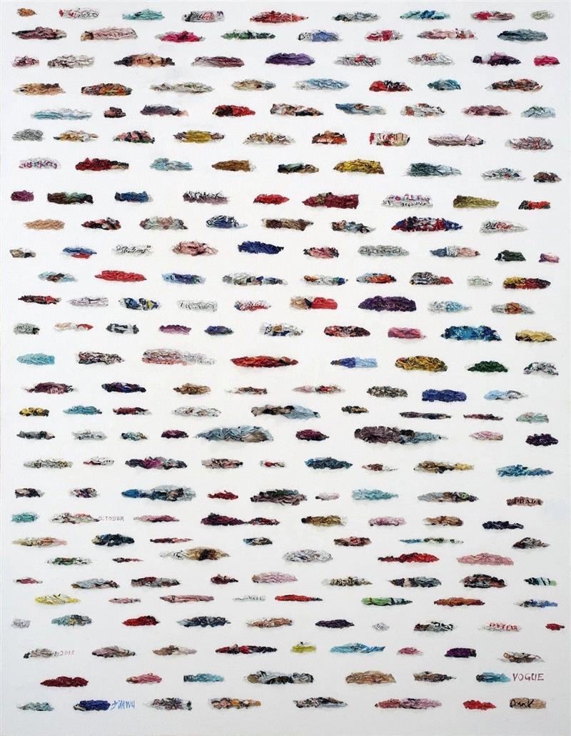 布面纸塑  Paper and Acrylic on Canvas ,林大艺术家｜吴少湘参展“古城新脉－城墙之外2018西安当代艺术展”,吴少湘,西安,林大,古城,城墙,之外,艺术展,奥地利,蒋朔,雕塑