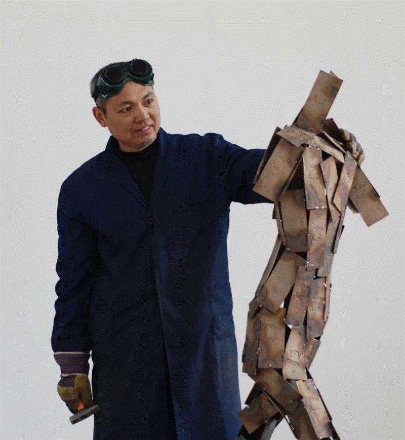 吴少湘  Wu Shaoxiang,林大艺术家｜吴少湘参展“古城新脉－城墙之外2018西安当代艺术展”,吴少湘,西安,林大,古城,城墙,之外,艺术展,奥地利,蒋朔,雕塑