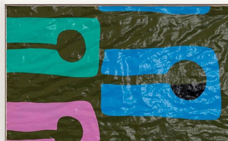 Gary Hume, 361cm (Detail), 2018,Sprüth Magers 柏林丨加里·休姆 Gary Hume 新展开幕,Hume,Sprüth,Magers,柏林,加里·休姆,轮子,休姆,雕塑,inches,London