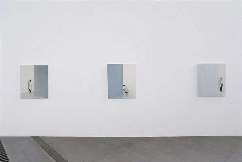 Tim Eitel, Grid, 2018, oil on canvas, 210 x 1