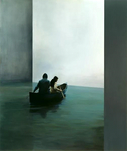 Tim Eitel, Boot, 2004, oil on canvas, 250 x 2