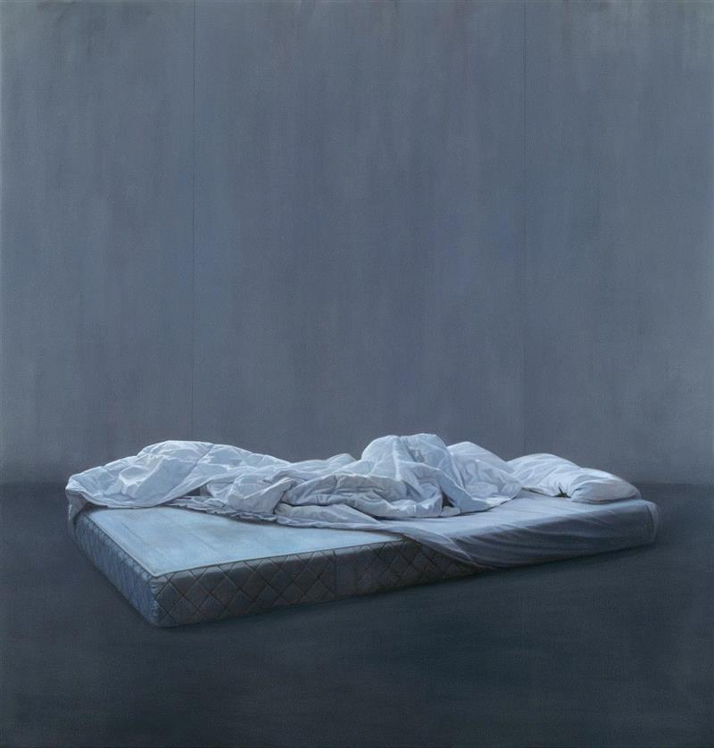 Tim Eitel, Matratze, 2008, oil on canvas, 221