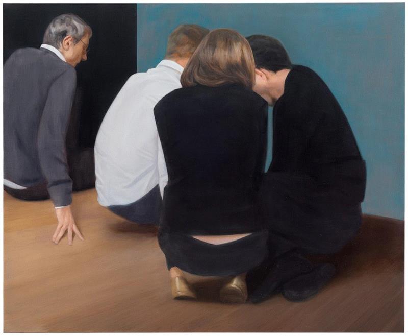 Tim Eitel, Together, 2015, oil on canvas, 115