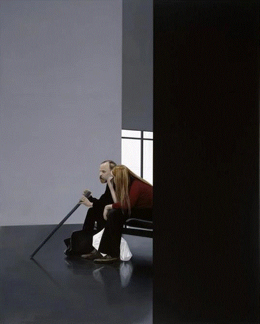 Tim Eitel, Paar, 2005, oil on canvas, 200 x 1