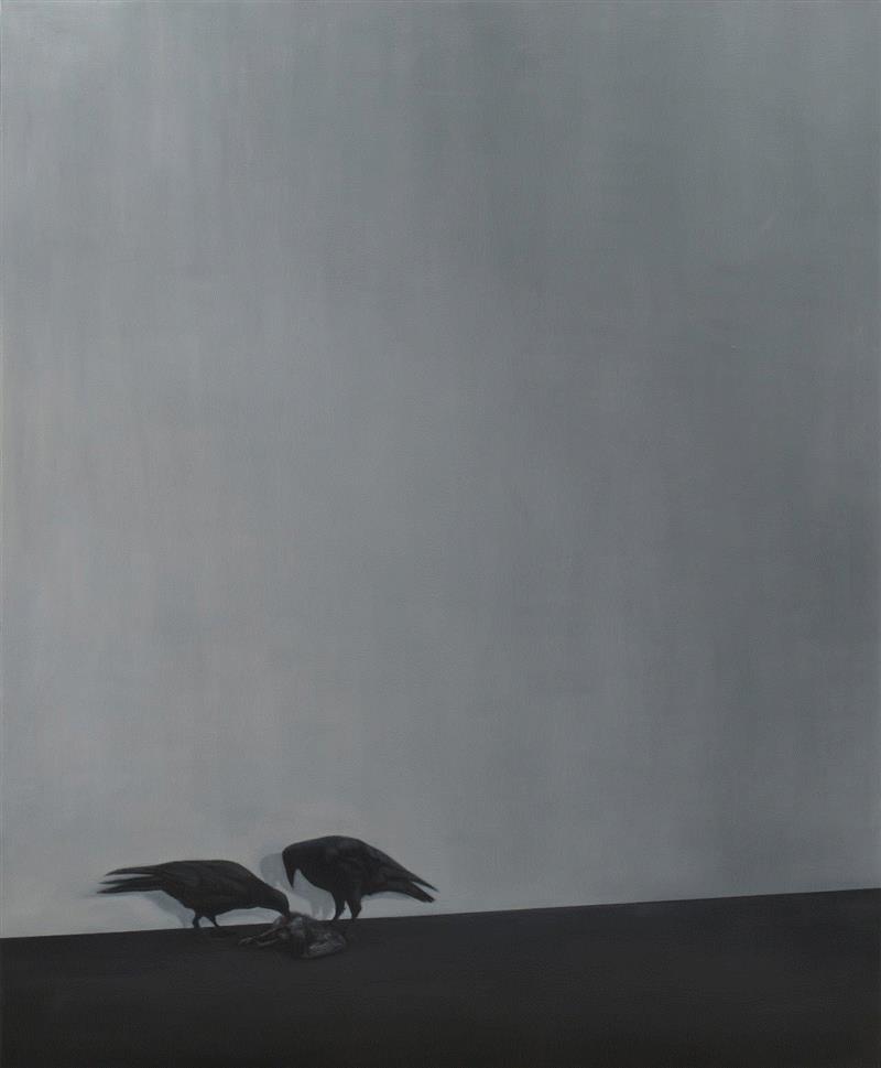 Tim Eitel, Crows, 2009, oil on canvas, 2