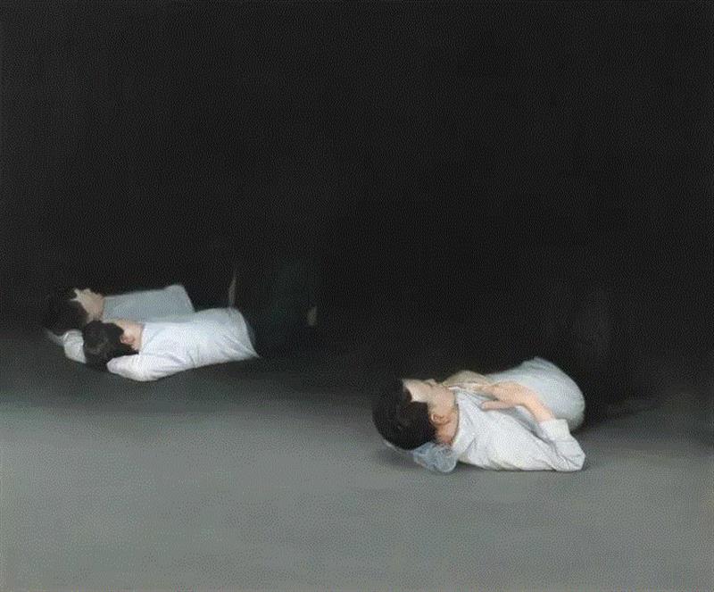 Tim Eitel, Rest, 2012, oil on canvas, 175.2 x