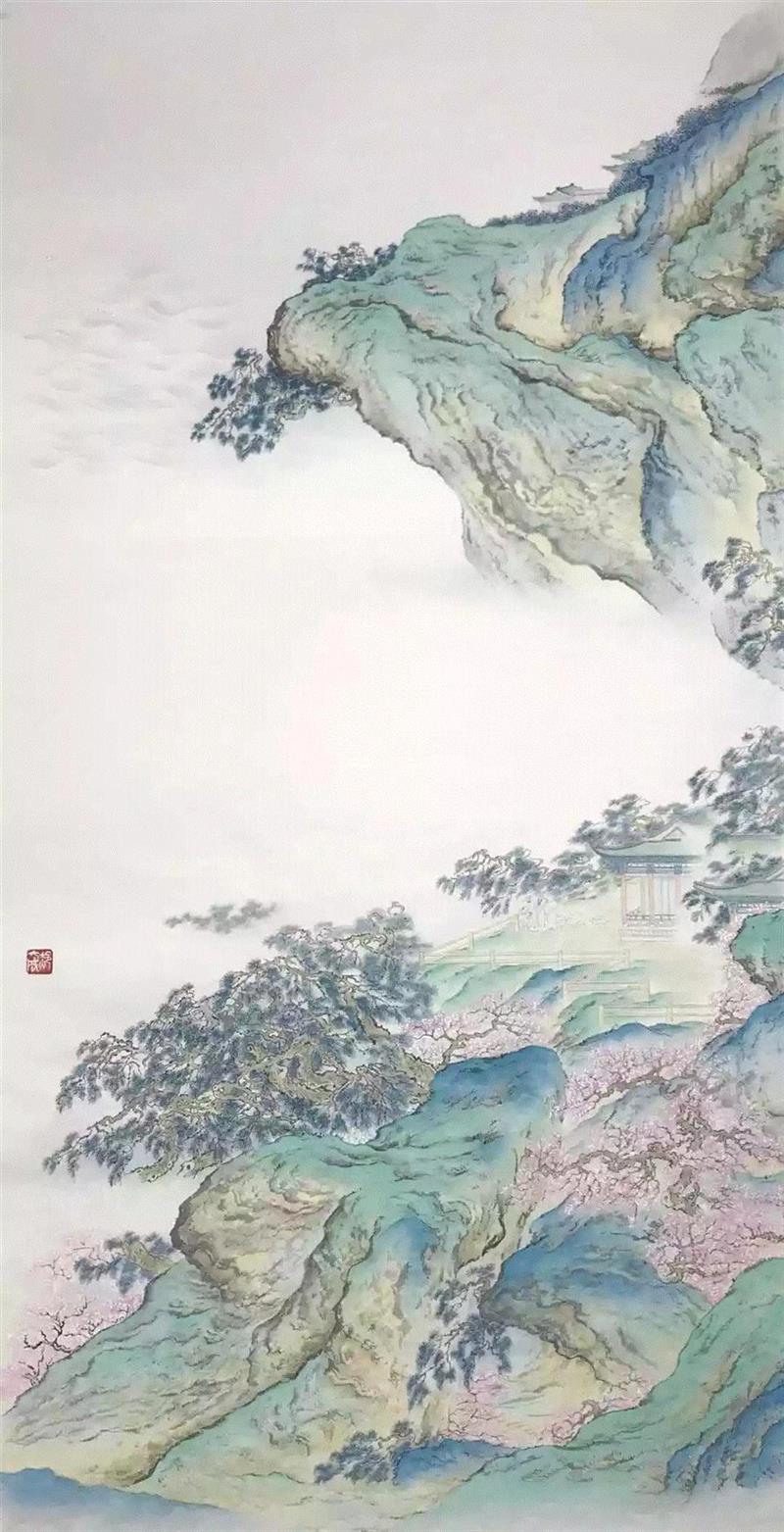 当代工笔画作品系列邀请展——彩墨山水画专场,工笔,邀请展,彩墨山水画,工笔重彩画,山水画,工笔画,中国艺术研究院,辽宁,首都师范大学美术学院,理事