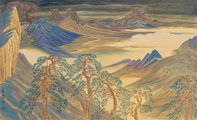 当代工笔画作品系列邀请展——彩墨山水画专场,工笔,邀请展,彩墨山水画,工笔重彩画,山水画,工笔画,中国艺术研究院,辽宁,首都师范大学美术学院,理事