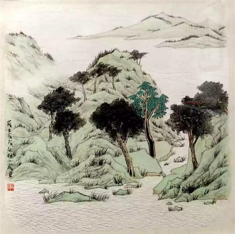 当代工笔画作品系列邀请展——彩墨山水画专场,工笔,邀请展,彩墨山水画,工笔重彩画,山水画,工笔画,中国艺术研究院,辽宁,首都师范大学美术学院,理事