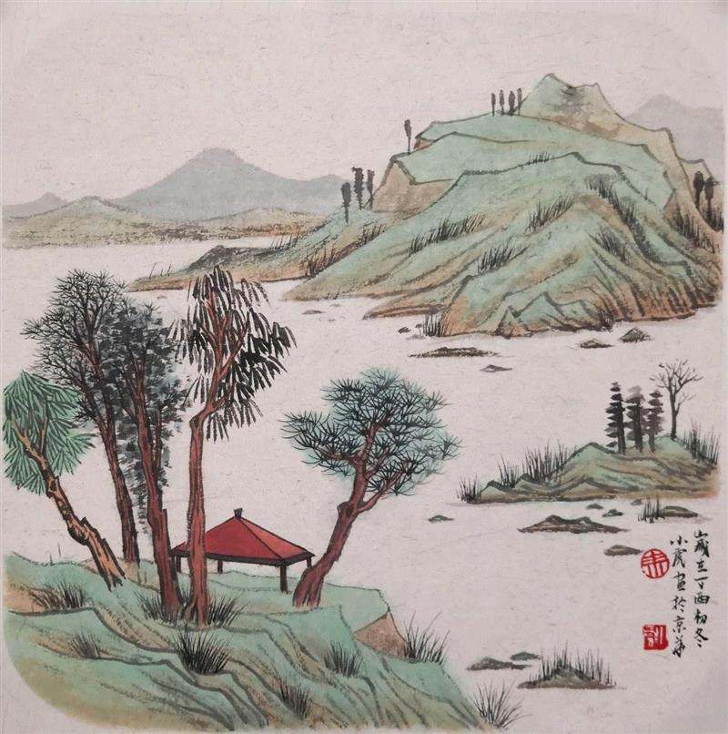 当代工笔画作品系列邀请展——彩墨山水画专场,工笔,邀请展,彩墨山水画,工笔重彩画,山水画,工笔画,中国艺术研究院,辽宁,首都师范大学美术学院,理事