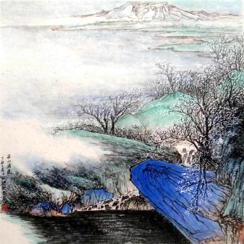 当代工笔画作品系列邀请展——彩墨山水画专场,工笔,邀请展,彩墨山水画,工笔重彩画,山水画,工笔画,中国艺术研究院,辽宁,首都师范大学美术学院,理事