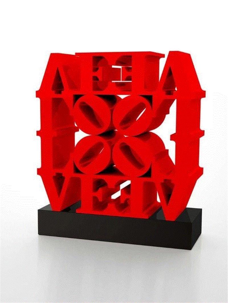 Robert Indiana, LOVE WALL, Red Red, 1966-2007