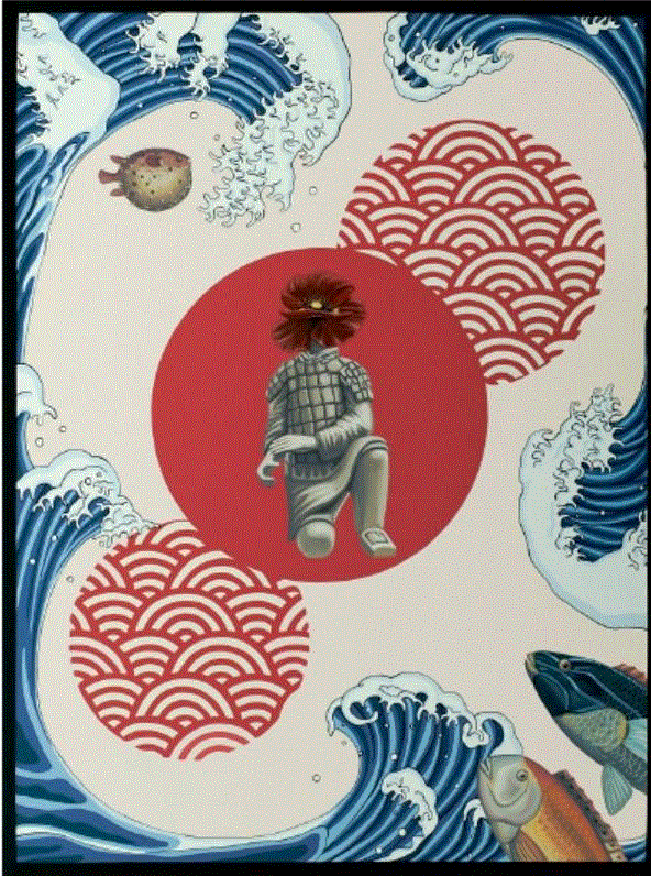 捕食者38,【艺术家介绍·贰】分形 — 2018芳草地艺术节 | 芳草地画廊,芳草地,艺术节,分形,捕食者,黄胜,胡志伟,李大捷,油画,时空,山东大学艺术学院