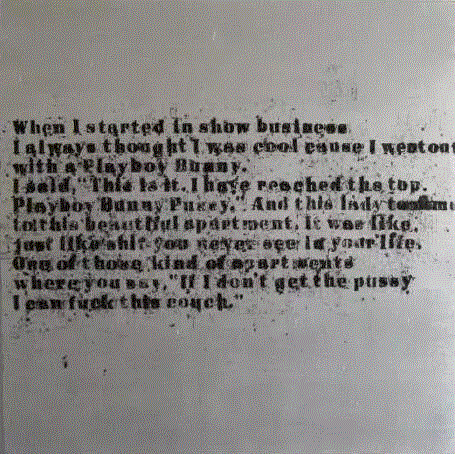 In Show Business, 2008，oilstick on canvas,同行/陌生化了的霓虹灯,霓虹灯,同行,视频,Ligon,媒介,文学,徐震,绘画,雕塑,油画笔