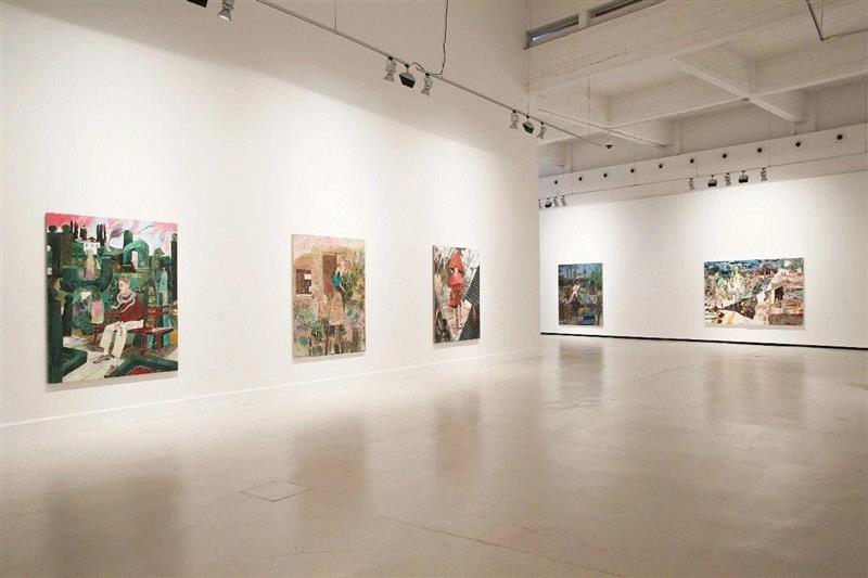 Hernan Bas: A Brief Intermission展览现场,赫尔南·巴斯——虚无的浪漫主义与旧世界意象,浪漫主义,赫尔南·巴斯,意象,巴斯,赫尔南,香港,首尔,亚麻布,丙烯,厘米