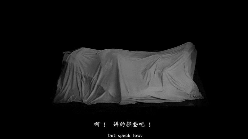 《米开朗基罗的情诗》黑白影像视频（截图）,「松」说｜耿雪：既非绘画，亦非雕塑,雕塑,耿雪,米开朗基罗,情诗,影像,视频,松美术馆,截图,爱情,流程