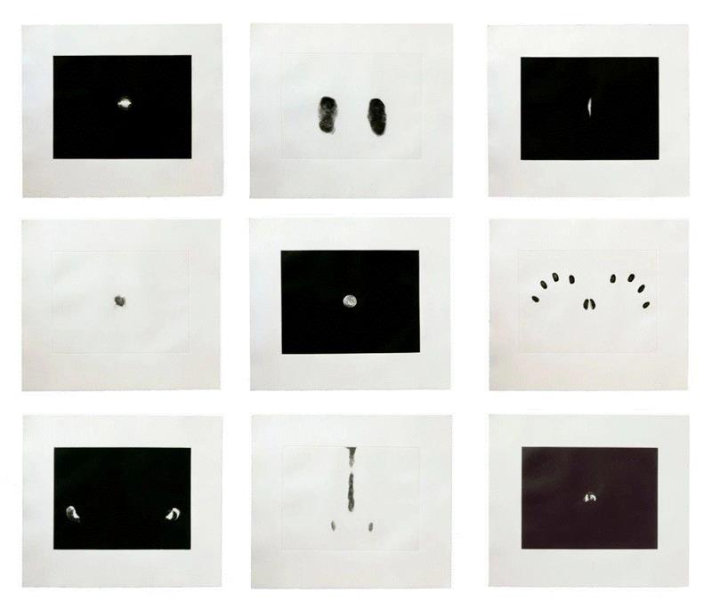 Antony Gormley,《身体和灵魂》，1990年，森麻实版画纸蚀刻，每幅 50 x 58.1