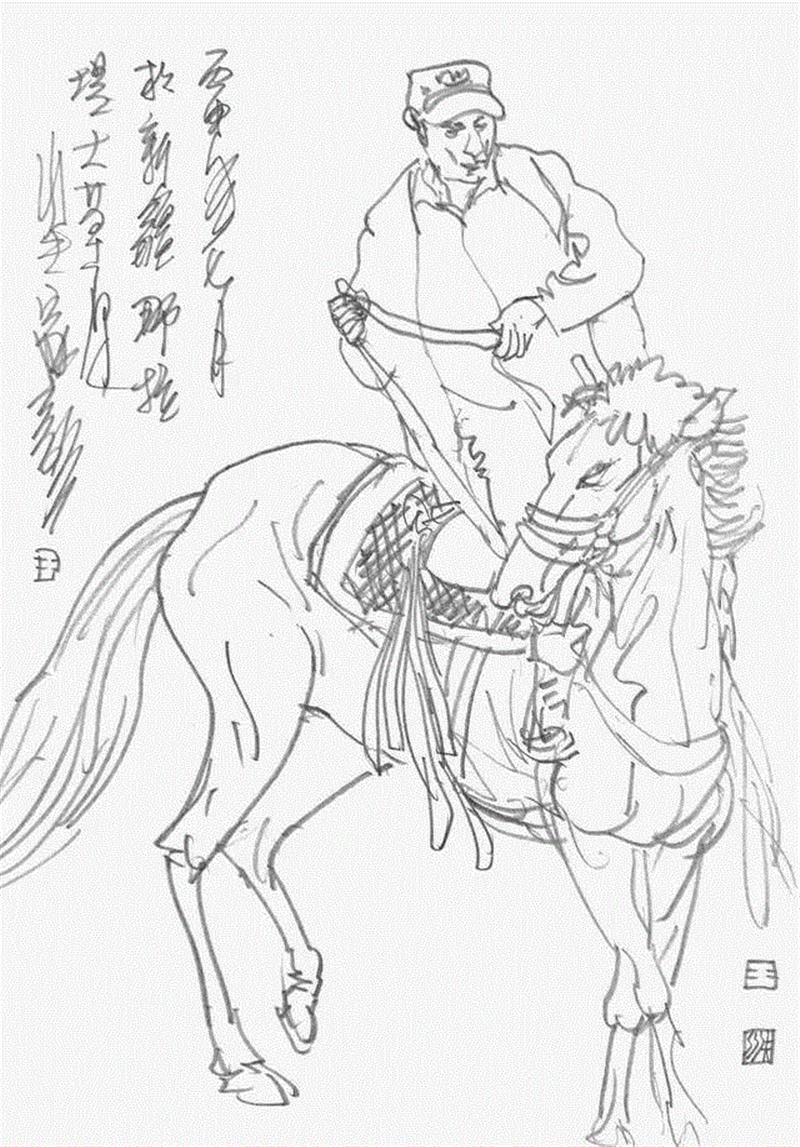 速写是描绘生活的艺术形式！—— 王家训,王家训,素描,文化部国韵文华书画院艺委会,中国美术家协会,秘诀,高哲,创意,理事,中国国画家协会,好彩头