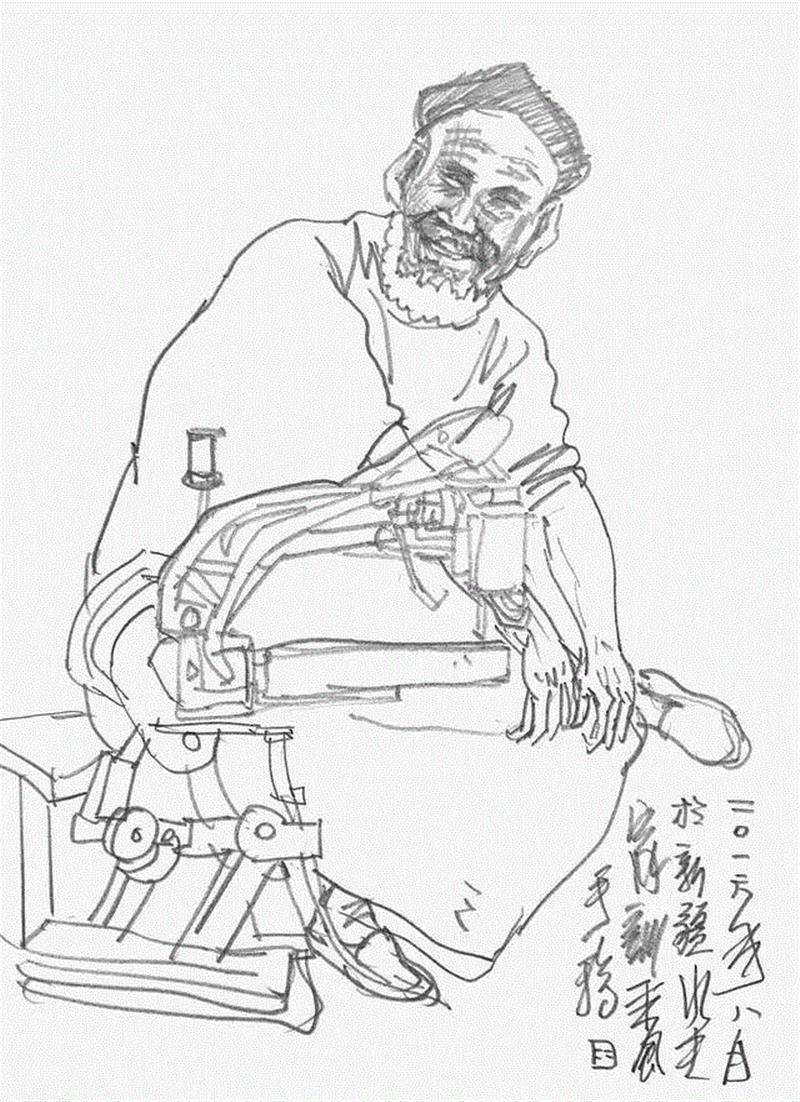 速写是描绘生活的艺术形式！—— 王家训,王家训,素描,文化部国韵文华书画院艺委会,中国美术家协会,秘诀,高哲,创意,理事,中国国画家协会,好彩头