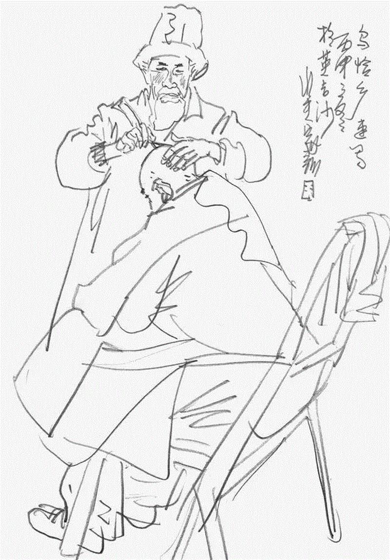 速写是描绘生活的艺术形式！—— 王家训,王家训,素描,文化部国韵文华书画院艺委会,中国美术家协会,秘诀,高哲,创意,理事,中国国画家协会,好彩头