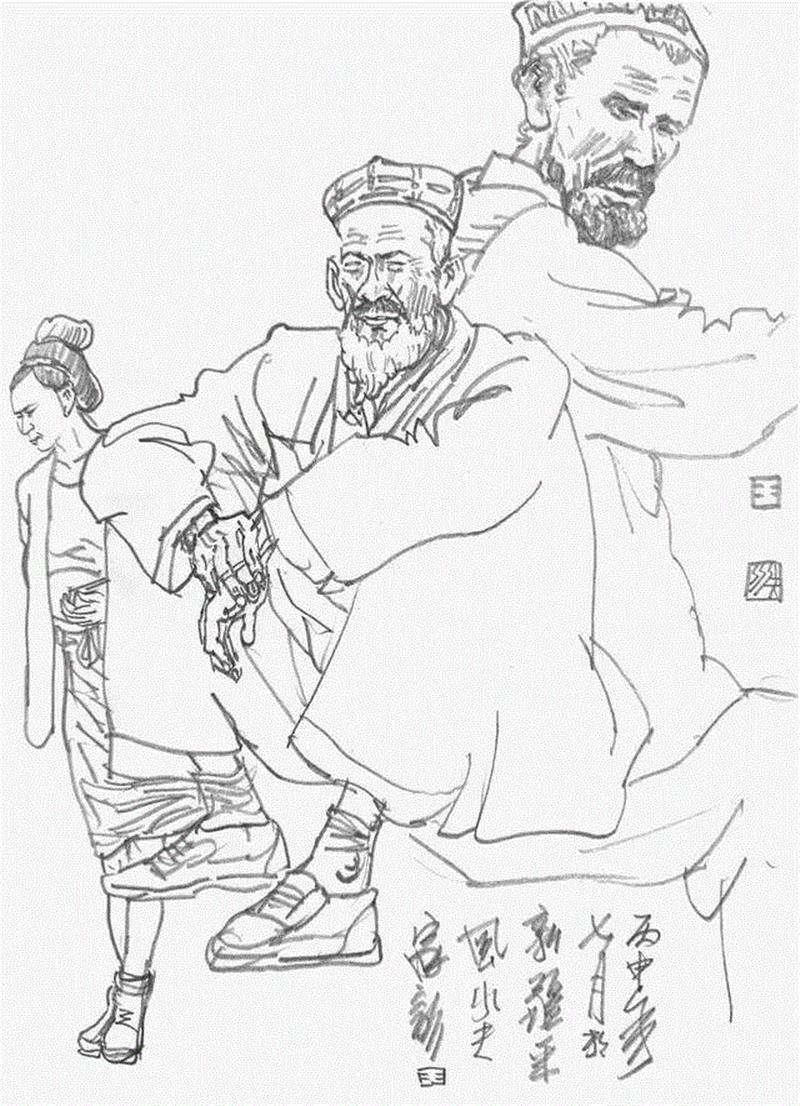 速写是描绘生活的艺术形式！—— 王家训,王家训,素描,文化部国韵文华书画院艺委会,中国美术家协会,秘诀,高哲,创意,理事,中国国画家协会,好彩头