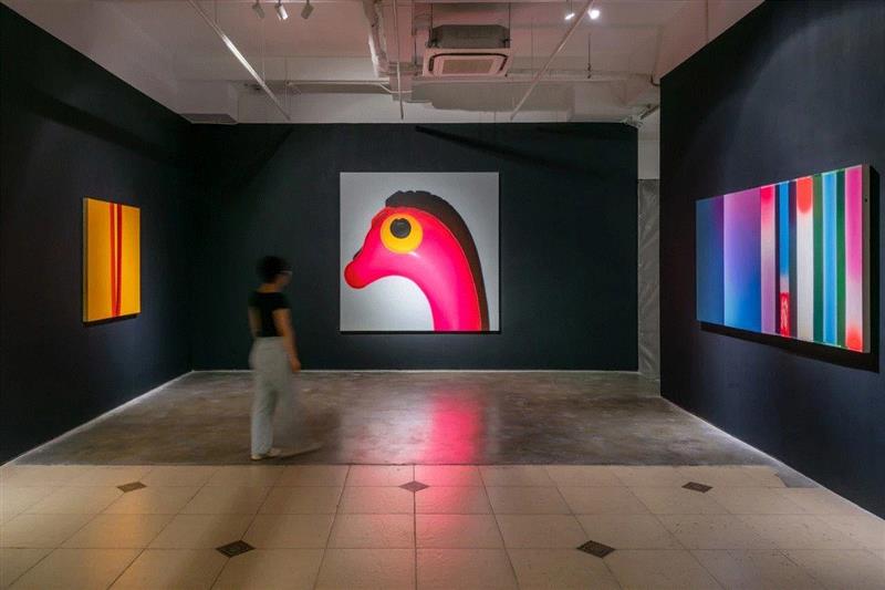展览现场 Installation views |TRI-SOLO 三个展,TRI,SOLO,views,孙一钿,王芮,上海市徐汇区安福路298弄2号楼,底楼,Lane,一钿,Parking