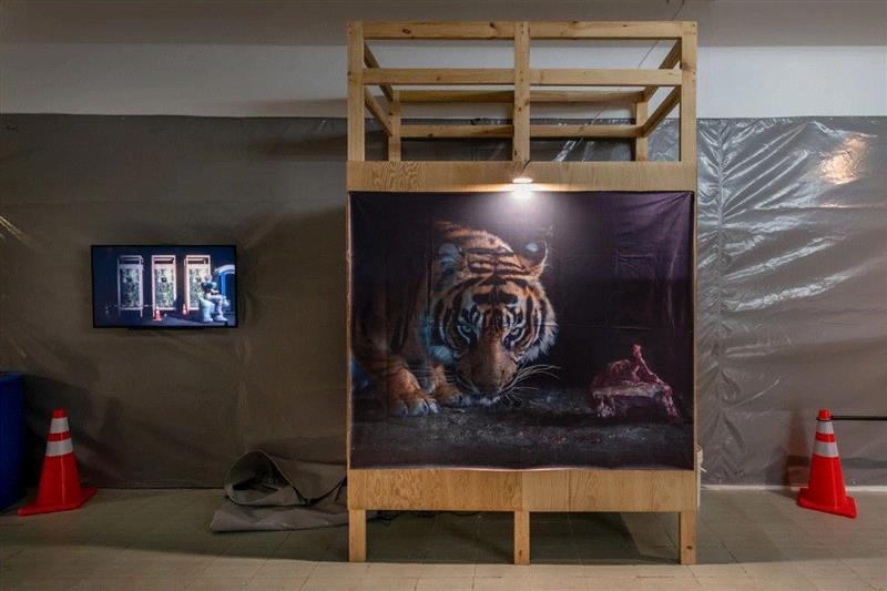 展览现场 Installation views |TRI-SOLO 三个展,TRI,SOLO,views,孙一钿,王芮,上海市徐汇区安福路298弄2号楼,底楼,Lane,一钿,Parking