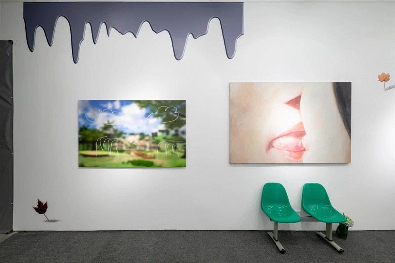 展览现场 Installation views |TRI-SOLO 三个展,TRI,SOLO,views,孙一钿,王芮,上海市徐汇区安福路298弄2号楼,底楼,Lane,一钿,Parking