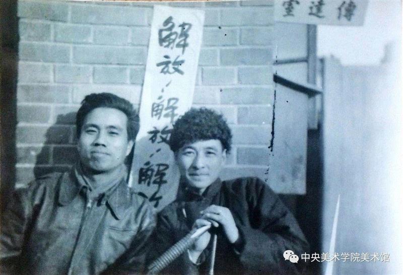 戴泽与李斛 1949年,“中央美术学院百年校庆特展：耕耘者——戴泽油画艺术展”即将启幕 | CAFAM展览预告,戴泽,油画,中央美术学院,校庆,耕耘者,艺术展,CAFAM,预告,徐悲鸿,中央美术学院美术馆