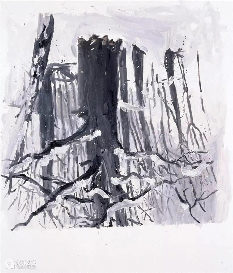 Georg Baselitz,Der Wald auf dem Kopf (Remix),2006,【国际展讯】壮心不已：乔治·巴塞利兹迈入耄耋之年,巴塞利兹,乔治,展讯,耄耋,巴塞利玆,人物,早期,绘画,白立方,伦敦