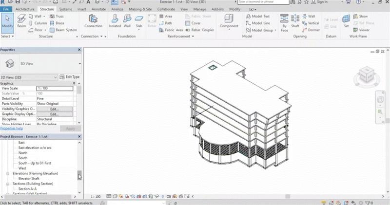 来自 Revit Structure 2018 from Zero to Hero / Udemy.