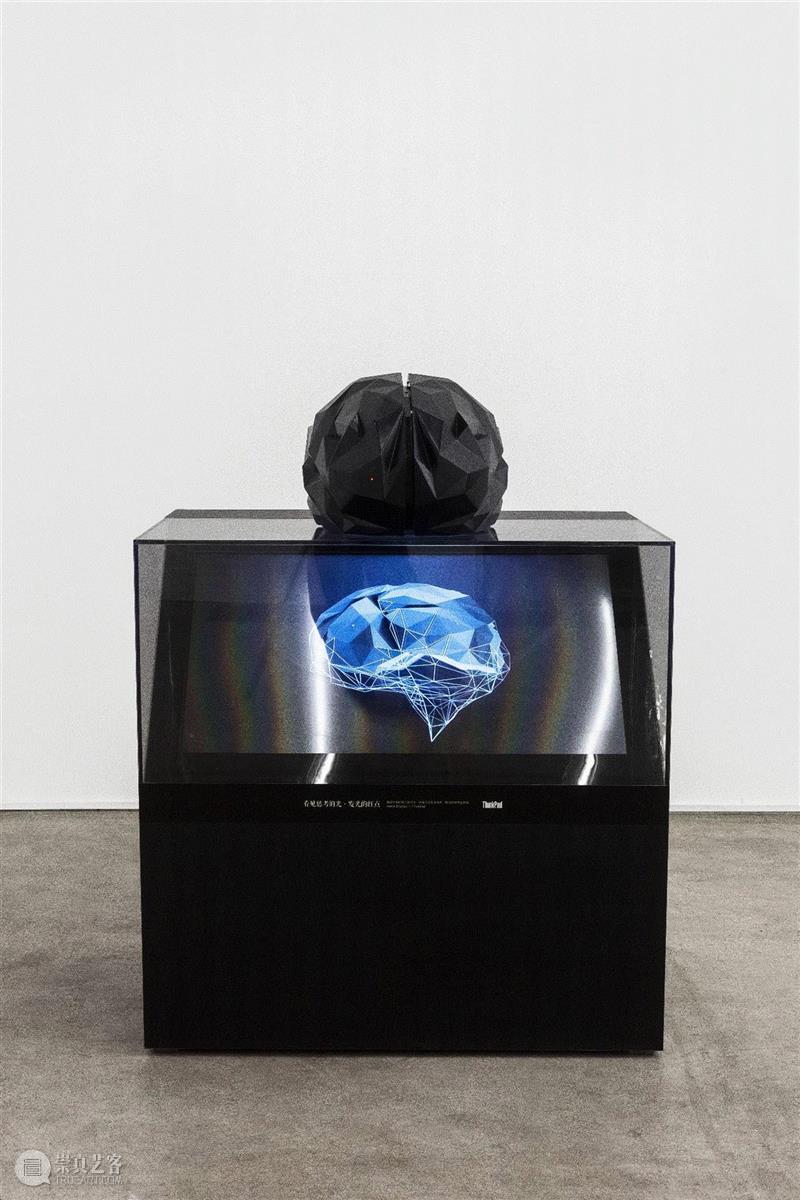 邹 操 | “无不碍有” 展览现场,ThinkPad,宣纸,装置,邹操,禅宗,水槽,云山戏墨,tank,冰墨,科技