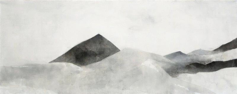 亚麻布坦培拉 /&nbsp;Tempera on Linen &nbsp;2017,曹吉冈绘画的信仰：南宋的平远与后世界的冷感,信仰,平远,曹吉冈,冷感,南宋,记忆,绘画,坦培拉,亚麻布,信念