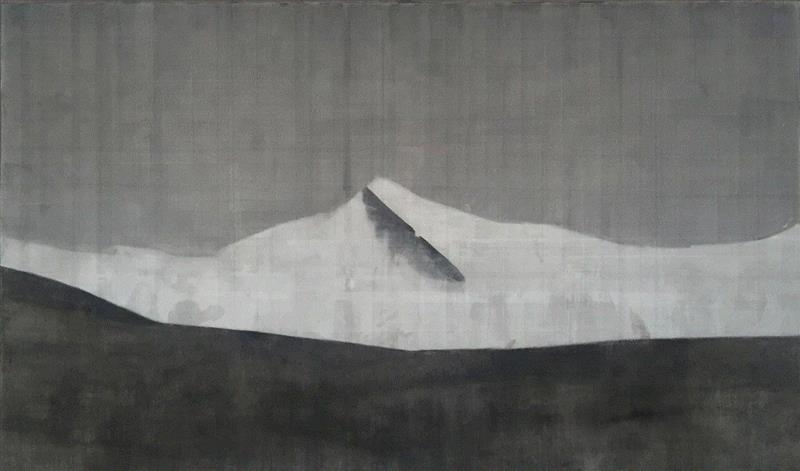 亚麻布坦培拉 /&nbsp;Tempera on Linen &nbsp;2016,曹吉冈绘画的信仰：南宋的平远与后世界的冷感,信仰,平远,曹吉冈,冷感,南宋,记忆,绘画,坦培拉,亚麻布,信念