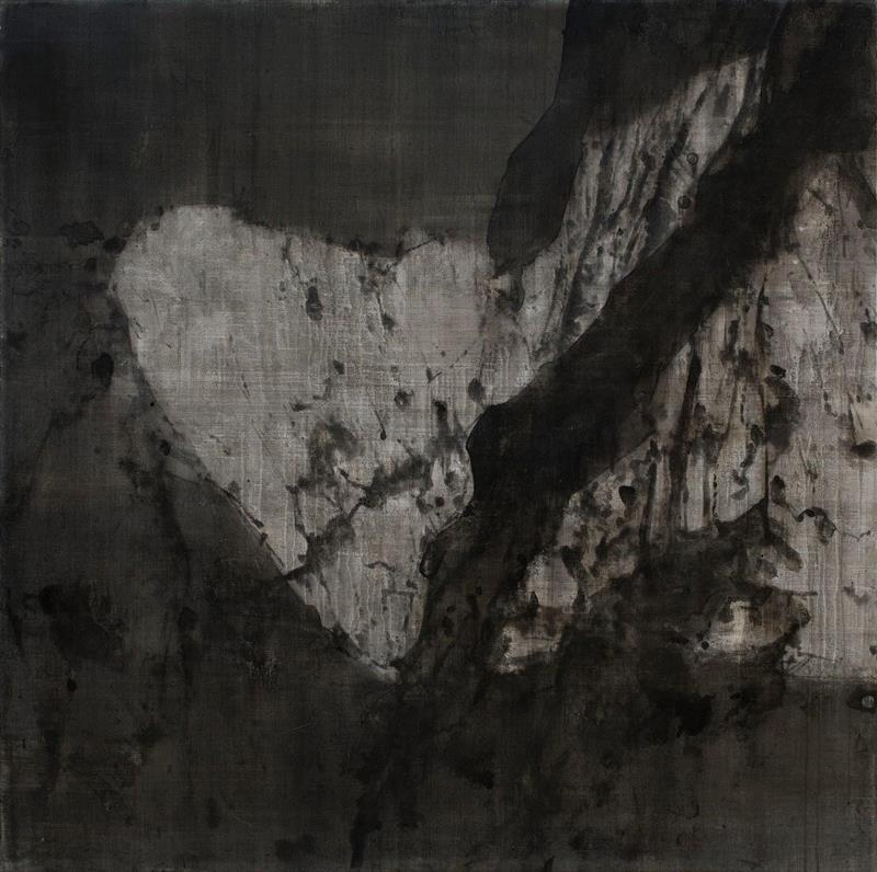 亚麻布坦培拉 /&nbsp;Tempera on Linen &nbsp;2017,曹吉冈绘画的信仰：南宋的平远与后世界的冷感,信仰,平远,曹吉冈,冷感,南宋,记忆,绘画,坦培拉,亚麻布,信念