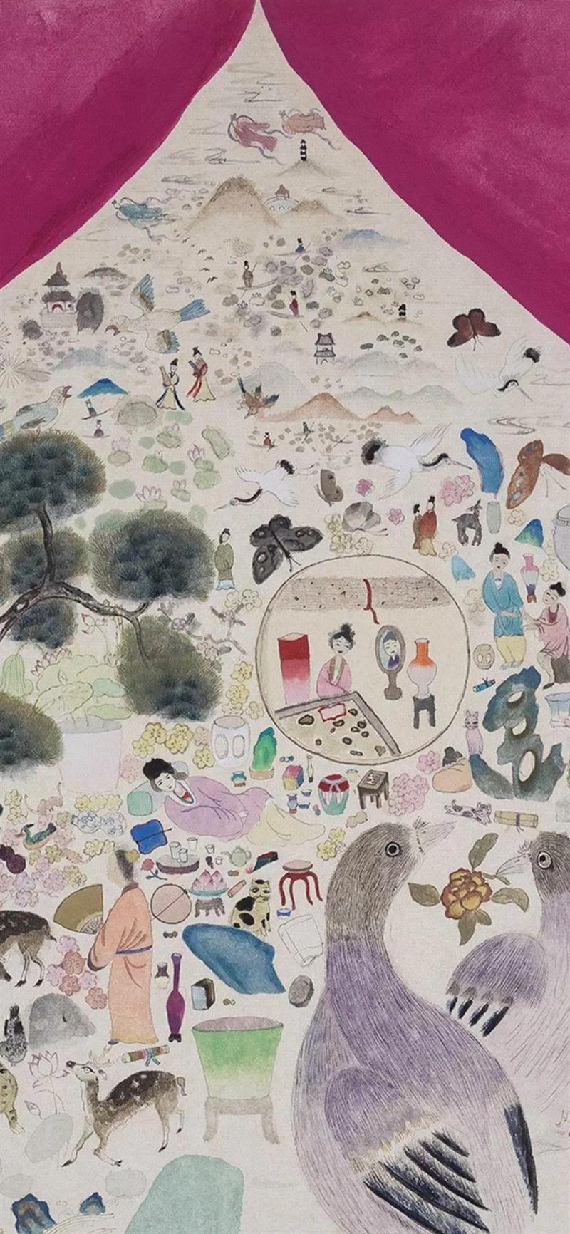 赤瑶（细节）| Precious jade（Detail）,【空间站】新东方主义—王濛莎个展