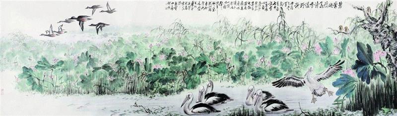 九歌18春拍精品丨品评画家萧平的绘画样式,萧平,样式,九歌18春拍精品丨,书画,绘画,书法,古代,纸本,款识,戈父