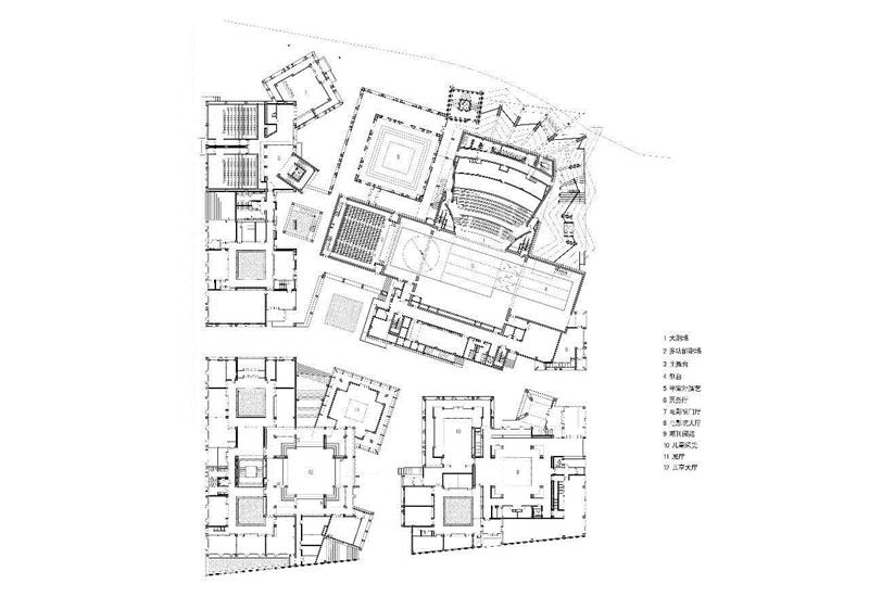 玉树康巴艺术中心 / 中国建筑设计研究院本土设计研究中心,玉树康巴艺术中心,中国建筑设计研究院本土设计研究中心,张广源,建筑,曾瑞,关飞,建筑师,材料,平面图,玉树