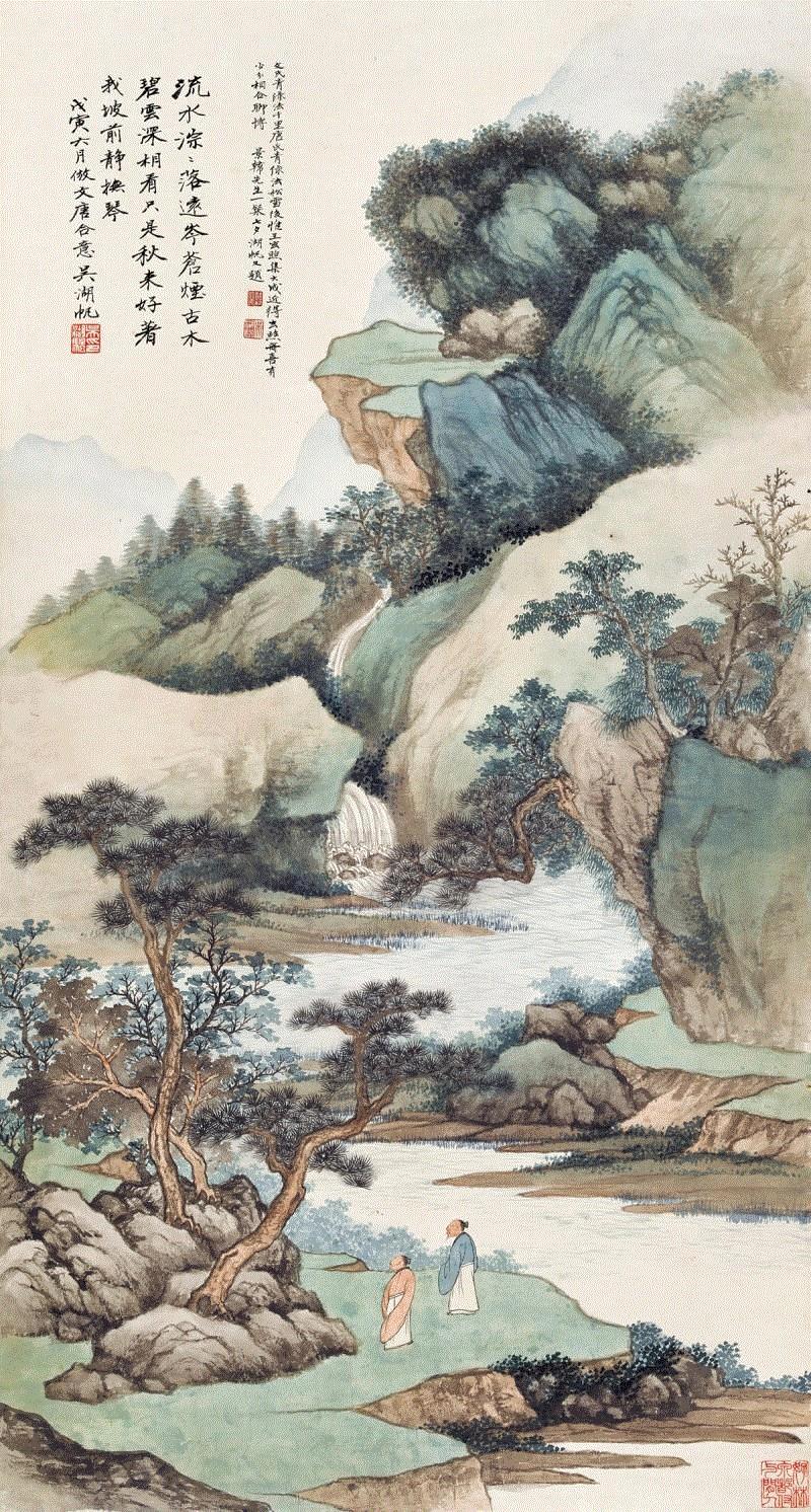 【2018年春拍回顾】中国书画专场TOP15,书画,李可染,钤印,台北,香港,纪录,陆俨少,名家,题识,设色纸本