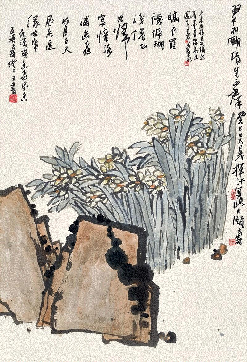 【2018年春拍回顾】中国书画专场TOP15,书画,李可染,钤印,台北,香港,纪录,陆俨少,名家,题识,设色纸本