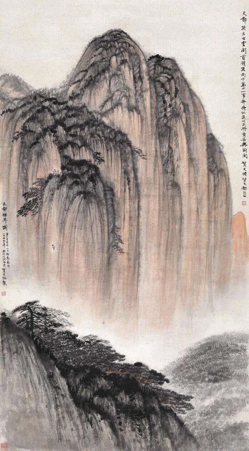 【2018年春拍回顾】中国书画专场TOP15,书画,李可染,钤印,台北,香港,纪录,陆俨少,名家,题识,设色纸本